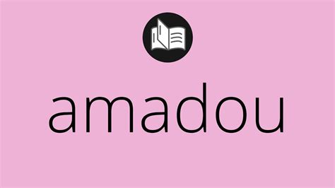 krrr amadou meaning